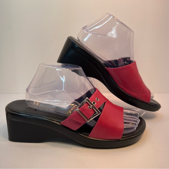 Aerosoles Slip on Sandal Platform Mules Open Toe in Pink Women’s Size 9B - Picture 3 of 12